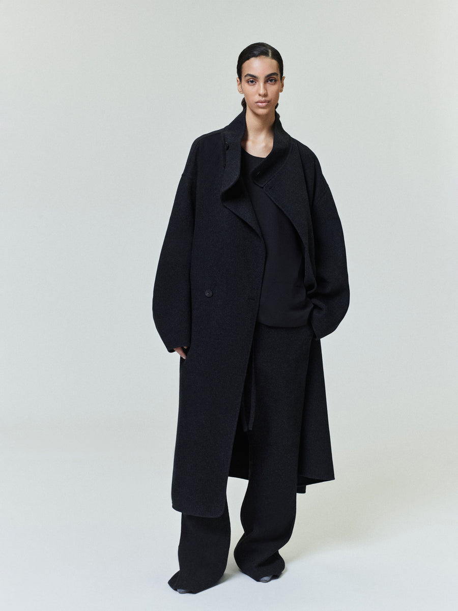 Wool Cashmere Highneck Coat - Fear of God