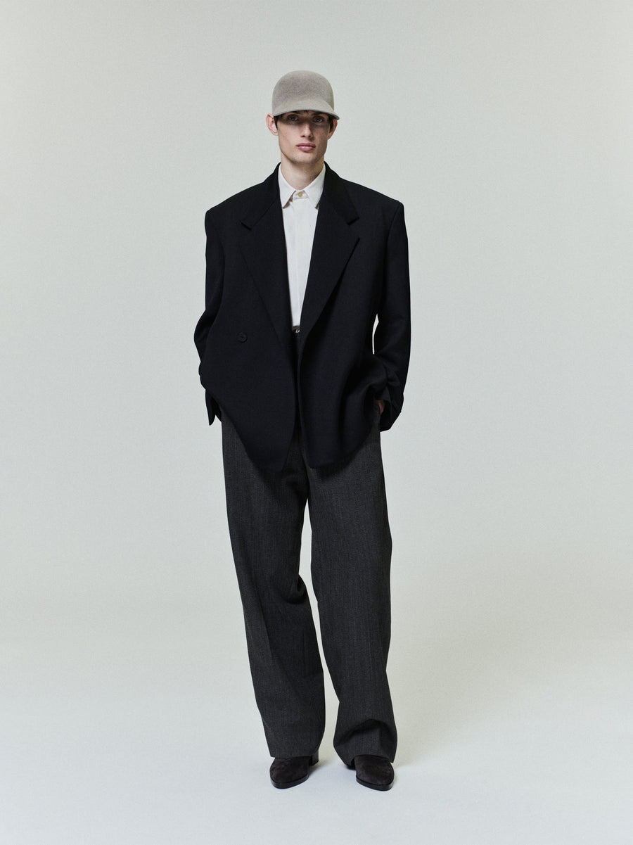 Satin Wool Double Breasted Blazer - Fear of God