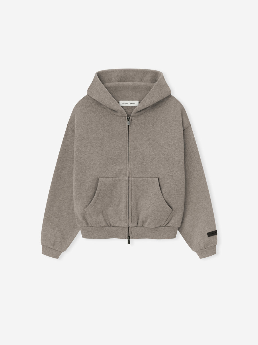 Kids Classic Fleece Zip-Up Hoodie - Fear of God