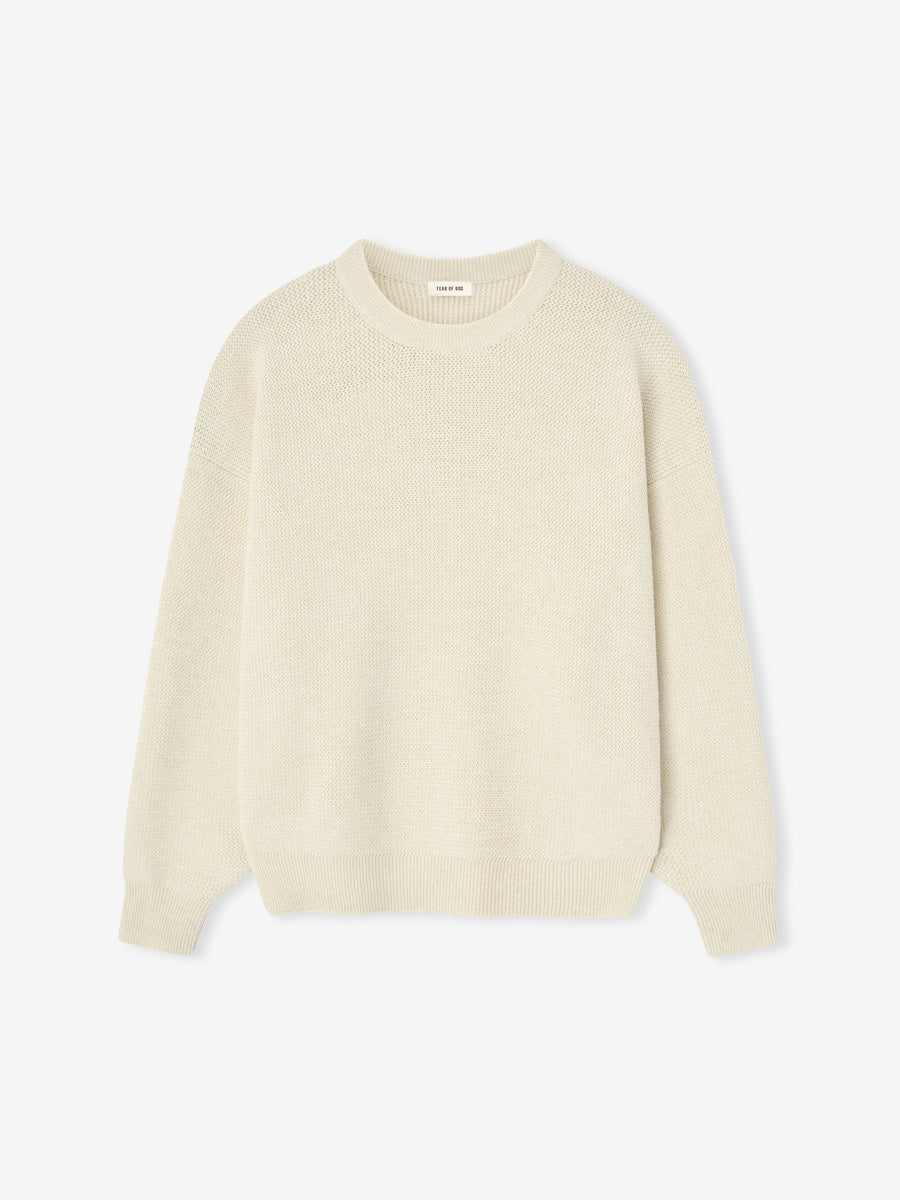 Wool Rib Crewneck Sweater - Fear of God