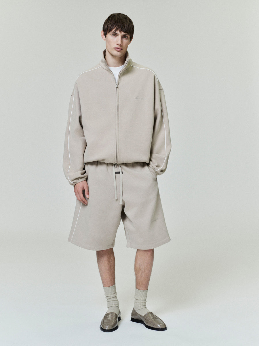 Modern Fleece Track Jacket With Piping - Fear of God