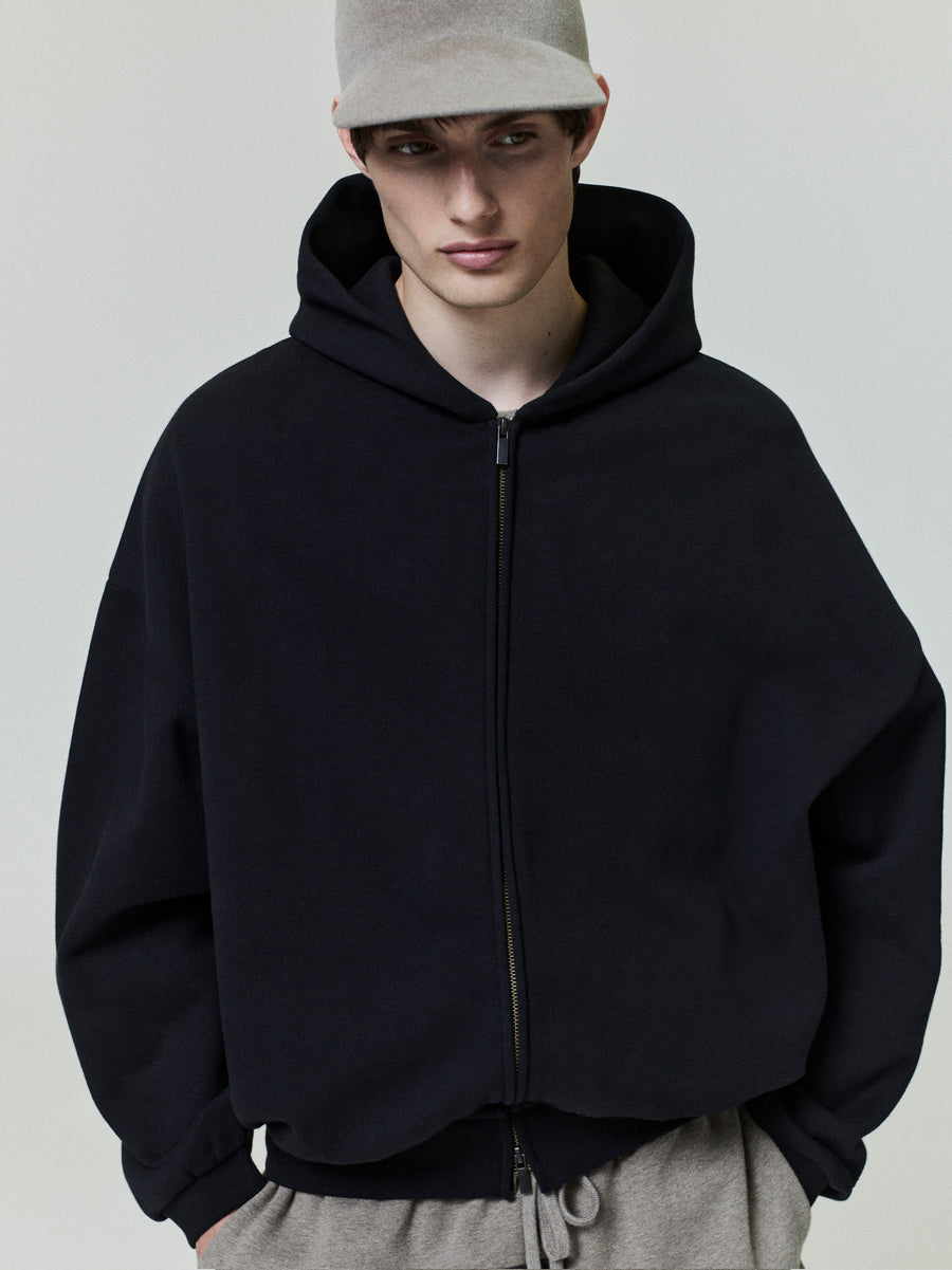 Embossed Classic Fleece Zip-Up Hoodie - Fear of God