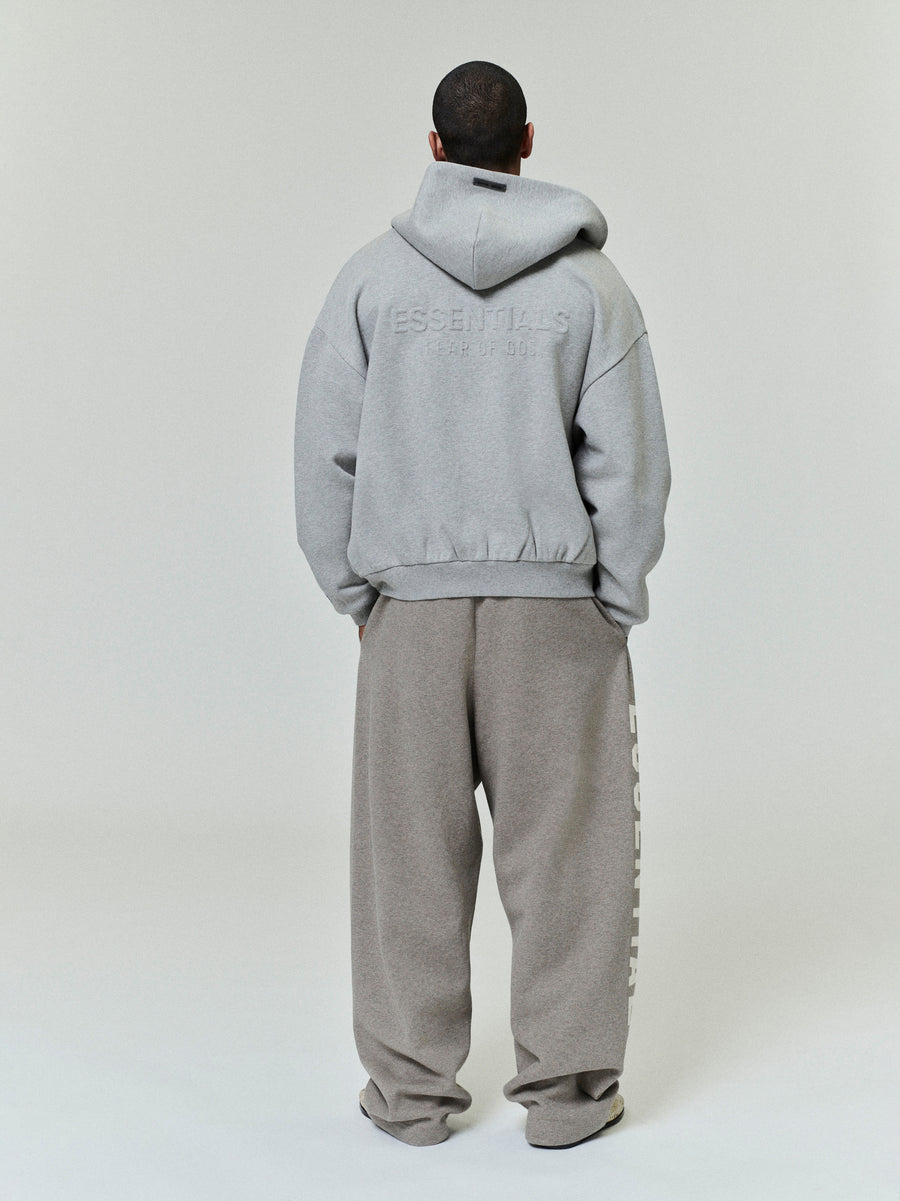 Embossed Classic Fleece Zip-Up Hoodie - Fear of God