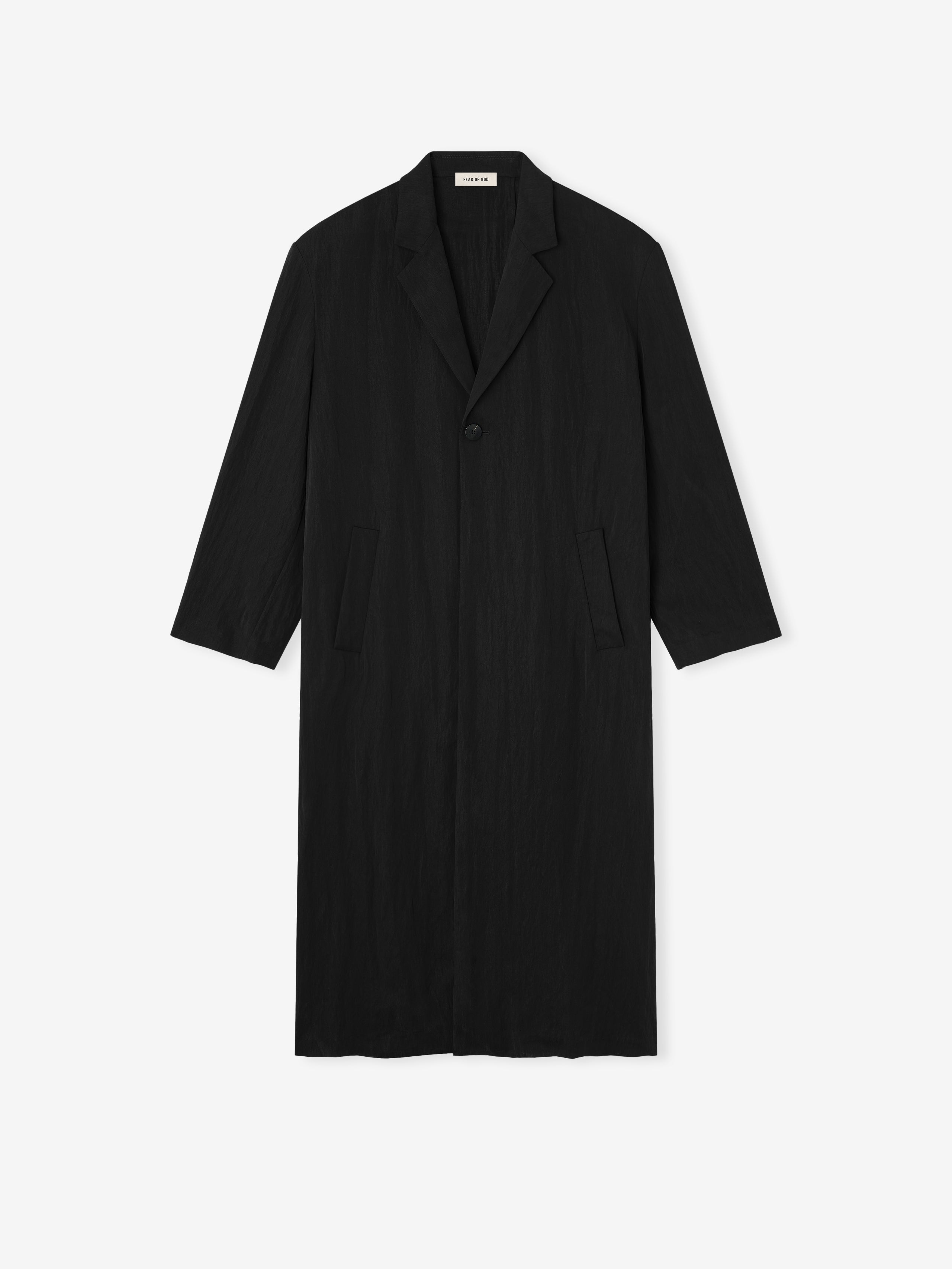 Tencel Nylon Classic Unlined Overcoat