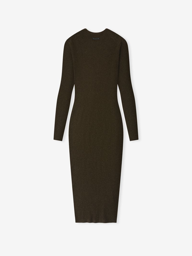 Womens Rib Long Sleeve Dress - Fear of God